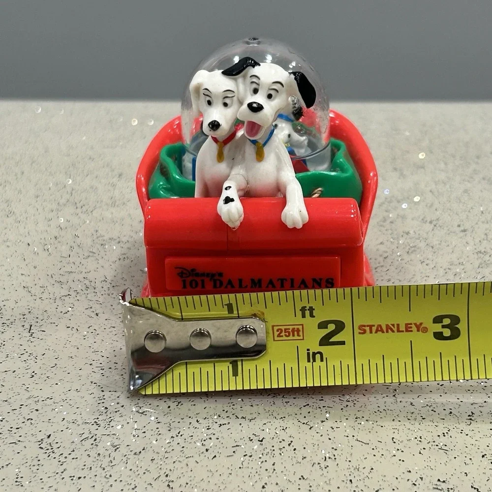 Disney 101 Dalmatians Mini‎ Snow Dome Globes  McDonald's - Lot Of 3 - 1996